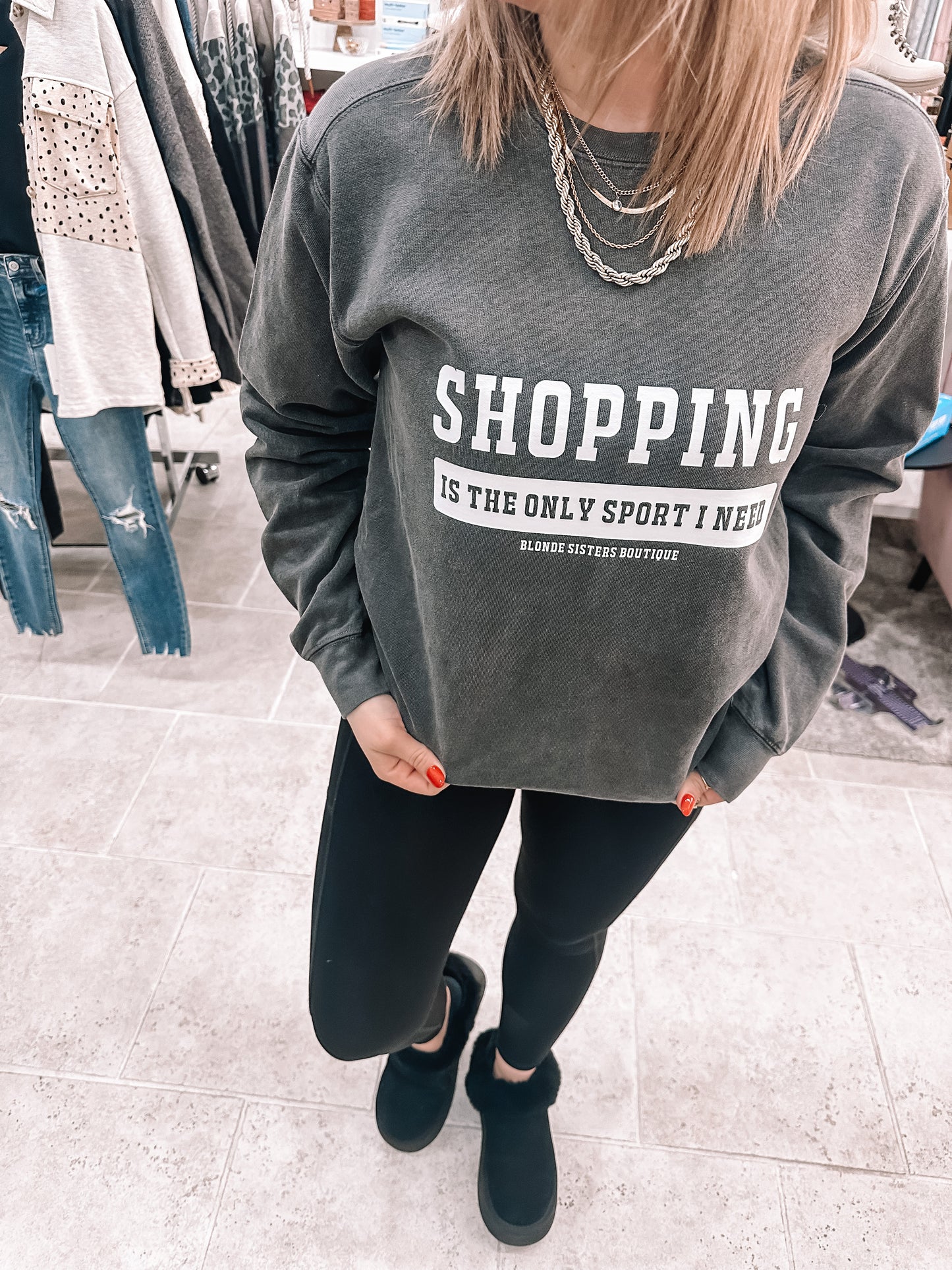 Shopping Is A Sport Sweatshirt